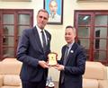 Đại sứ Pháp thăm và làm việc với Ủy ban Olymic Việt Nam 
