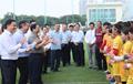 PM Chính visits, encourages women's team ahead of World Cup