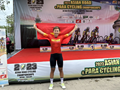 Cyclist Nguyen Thi That defends Asian gold medal